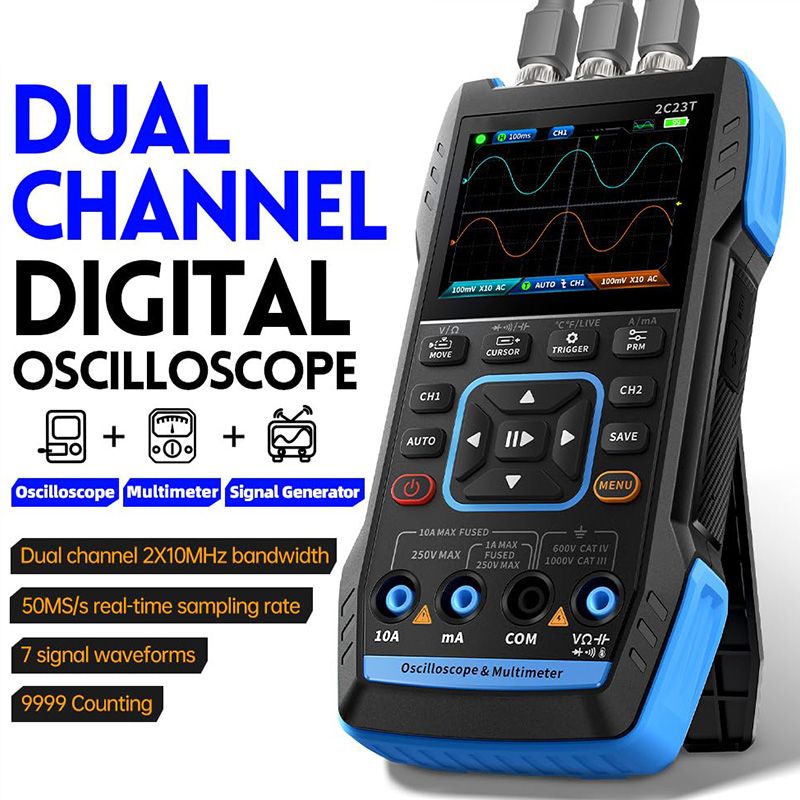 Digital Oscilloscope Multimeter DDS Generator 3 in 1