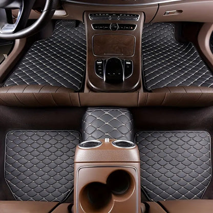 5 pcs Waterproof Leather Car Floor Mats