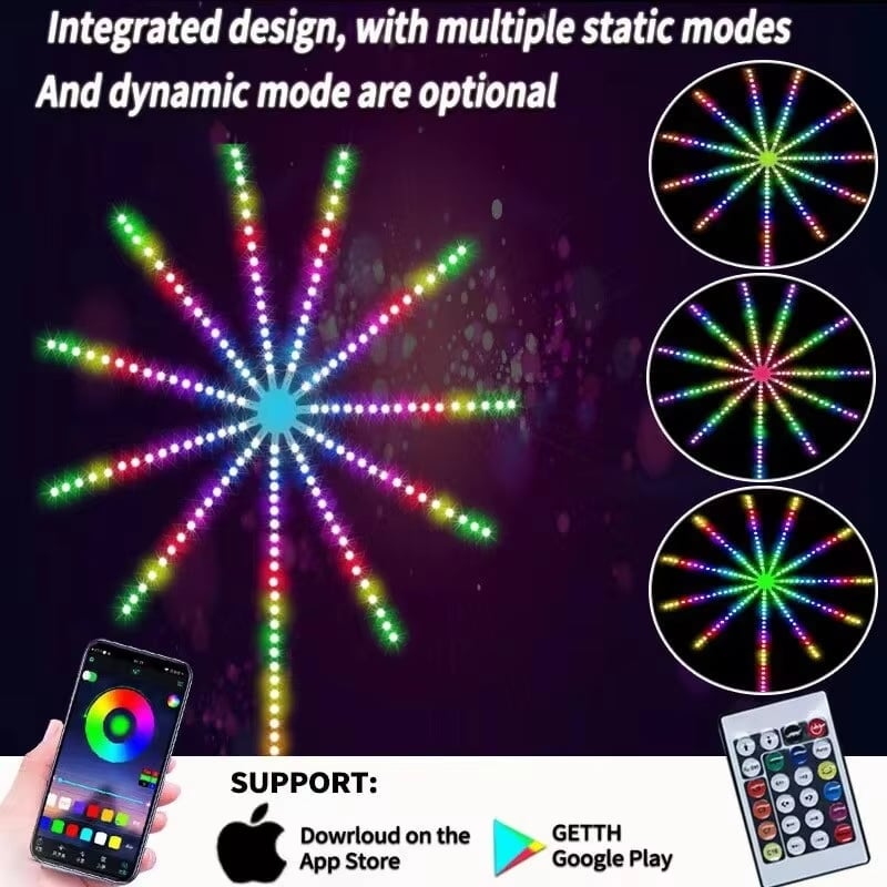 🎁Last Day Promotion 80% OFF - 💡WiFi Bluetooth Smart Fireworks Led Light