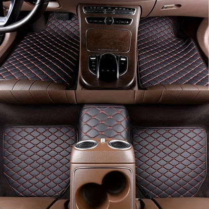 5 pcs Waterproof Leather Car Floor Mats