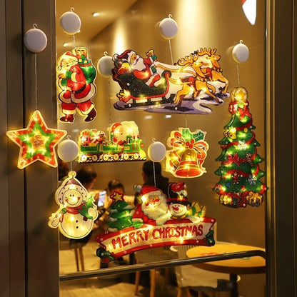 CHRISTMAS PRE-SALE NOW 49% OFF🎄Christmas Window Hanging Lights