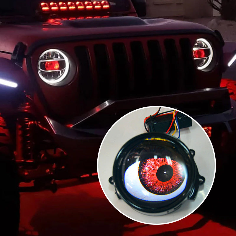 LED Devil Eyes Headlights-visual feast