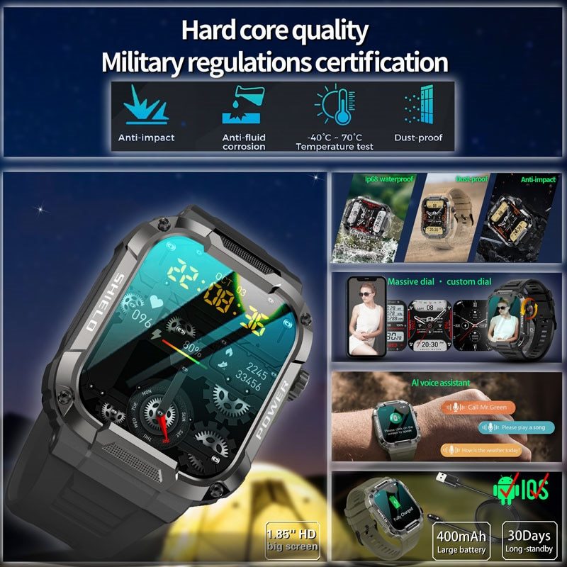 2024 New 🔥Perfectionist Military Smartwatch🔥